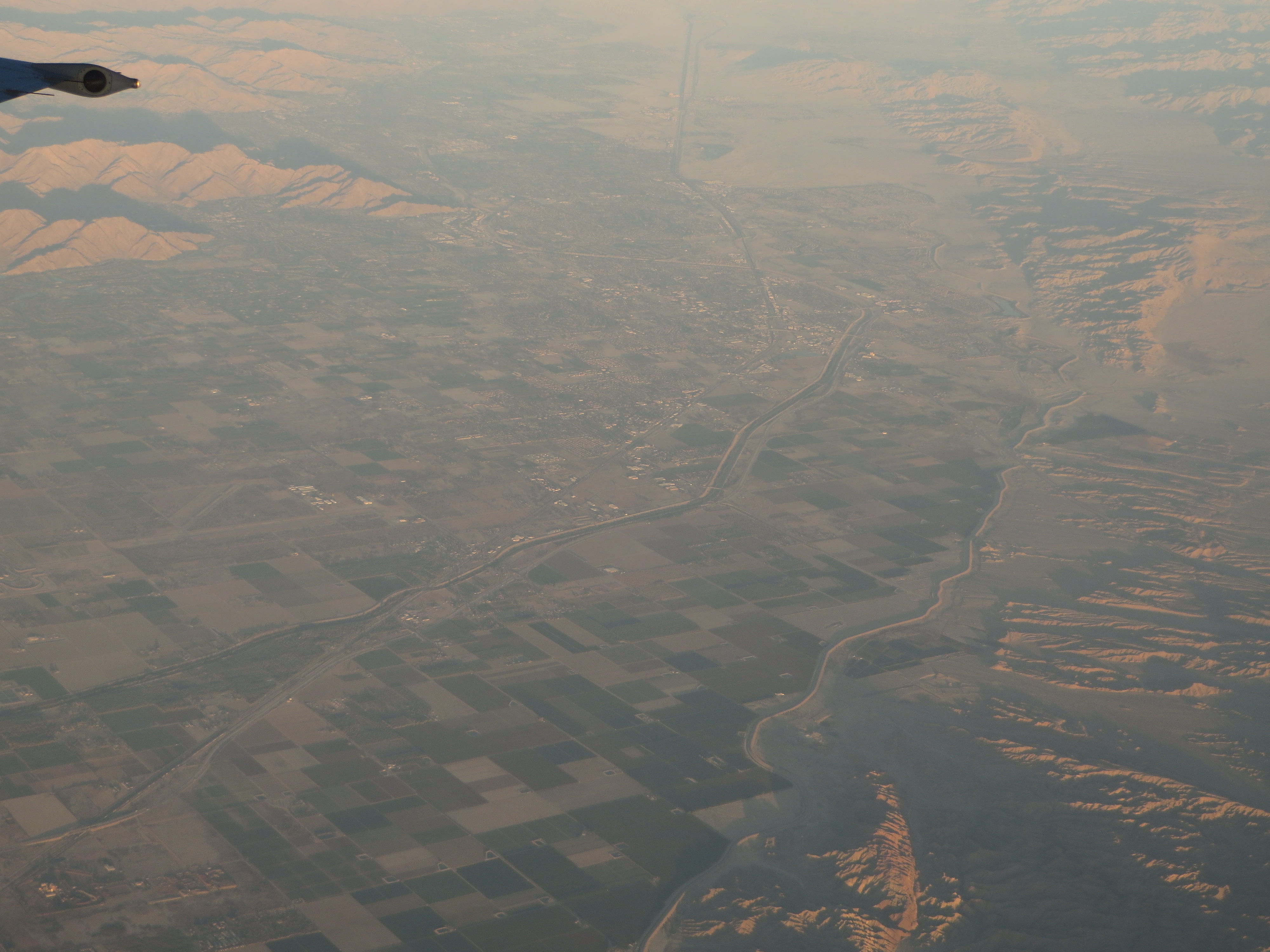 Paisaje del desierto de California, zona donde ocurrió el avistamiento